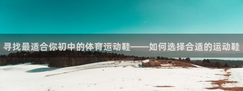 谈球吧：寻找最适合你初中的体育运动鞋——如何选择合适的运动鞋